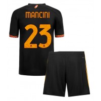 AS Roma Gianluca Mancini #23 Replica Third Minikit 2023-24 Short Sleeve (+ pants)